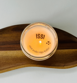 Salasõnumiga küünal kliendi sõnumiga