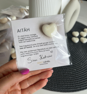 Kliendi logoga vaarika-magnoolia lõhnaline aroomivaha