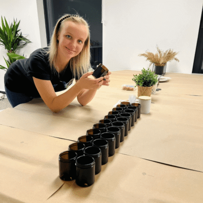 Küünla valamise töötuba tiimiüritusele, sünnipäevale või baby showerile.